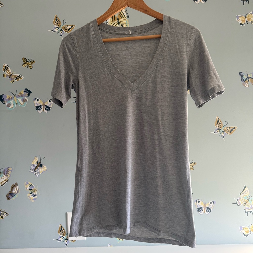 Lululemon Gray V Neck